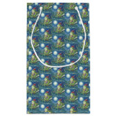 FROG AUF LOG SANTA HOLIDAY CHRISTMAS KLEINE GIFT B KLEINE GESCHENKTÜTE (Rückseite)