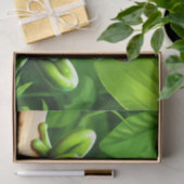 Frog auf Zweig Natur Kunst Seidenpapier (Geschenk)