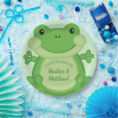Frog Baby Dusche Green Pappteller (Party)
