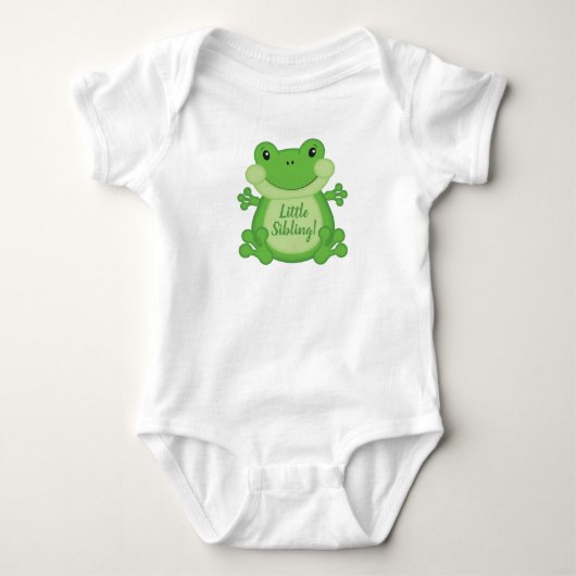 Frog Baby Dusche Grün Baby Strampler (Vorderseite)