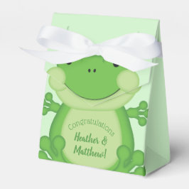 Frog Baby Dusche Grün Geschenkschachtel