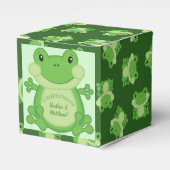 Frog Baby Dusche Grün Geschenkschachtel (Vorderseite)