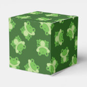 Frog Baby Dusche Grün Geschenkschachtel (Rückseite)