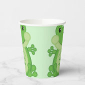 Frog Baby Dusche Grün Pappbecher (Links)