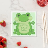 Frog Baby Dusche Grün Serviette (Beispiel)