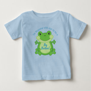 Frog Baby Shower Blue Baby T-shirt