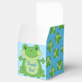 Frog Baby Shower Blue Geschenkschachtel (Geöffnet)