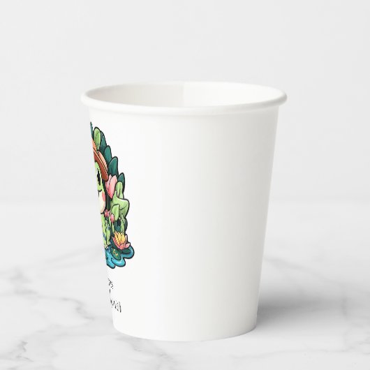 Frog Baby Shower Pappbecher (Links)