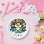 Frog Baby Shower Pappteller (Party)