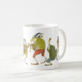 Frog band kaffeetasse (VorderseiteRechts)
