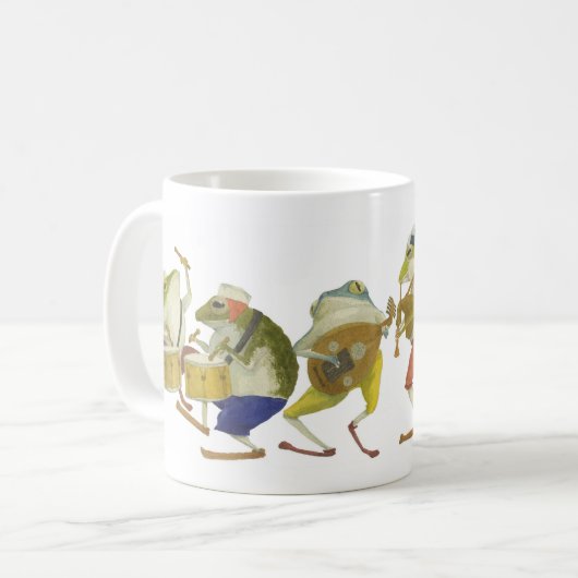 Frog band kaffeetasse (Vorderseite Links)