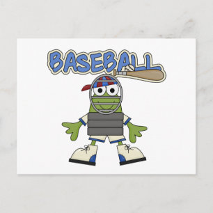 Frog Baseball - Catcher T-Shirts und Geschenke Postkarte