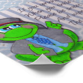 Frog Bathroom regiert Wanddekoration Frog Thema Poster (Ecke)