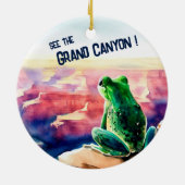 Frog beim Grand Canyon Souvenir Keramik Ornament (Hinten)