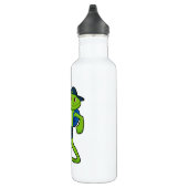 Frog beim Laufen mit Rucksack & Hut Edelstahlflasche (Rechts)