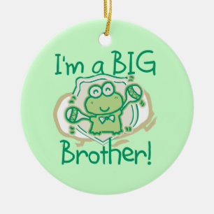 Frog Big Brother Keramik Ornament