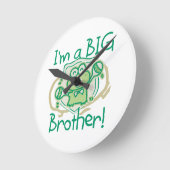 Frog Big Brother Runde Wanduhr (Winkel)