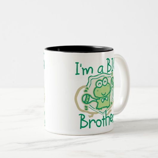 Frog Big Brother Zweifarbige Tasse (VorderseiteRechts)