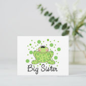 Frog Big Sister Postkarte (Stehend Vorderseite)