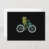Frog Biking Bike Bike Race BMX MTB Geschenk Postkarte (Vorne/Hinten)