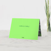 Frog Birthday Gruß Karte (Rückseite)