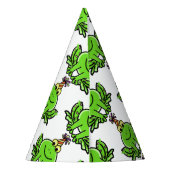 FROG BIRTHDAY PARTY HAT FROG DESIGN PARTYHÜTCHEN (Rückseite)