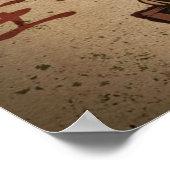 Frog Bonsai Tree Art Design | Ideales Geschenk Poster (Ecke)