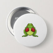 Frog Boxer Boxing Gloves Button (Vorne & Hinten)