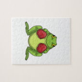 Frog Boxer Boxing Gloves Puzzle (Horizontal)