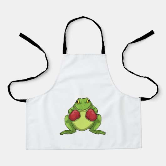 Frog Boxer Boxing Gloves Schürze (Vorderseite)