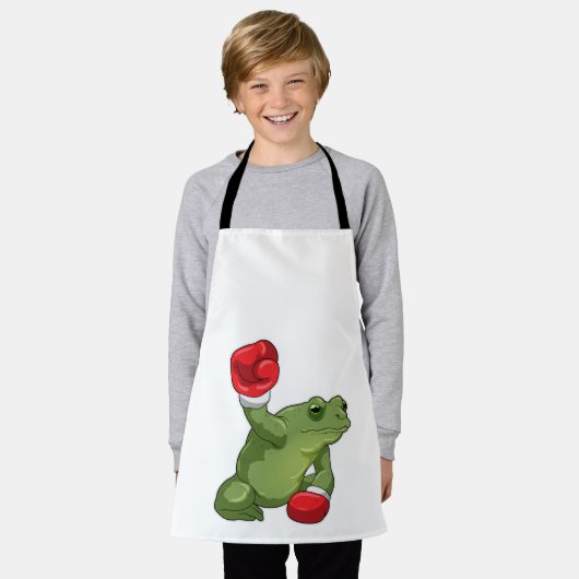 Frog Boxer Boxing Gloves Schürze (Getragen)