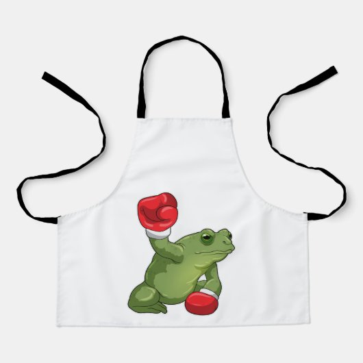 Frog Boxer Boxing Gloves Schürze (Vorderseite)