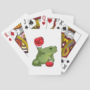 Frog Boxer Boxing Gloves Spielkarten