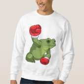 Frog Boxer Boxing Gloves Sweatshirt (Vorderseite)