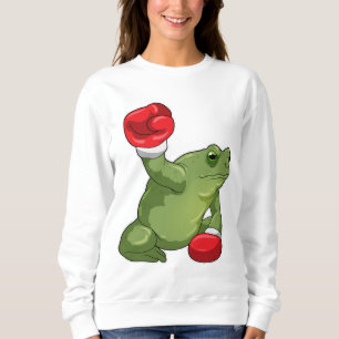 Frog Boxer Boxing Gloves Sweatshirt