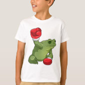 Frog Boxer Boxing Gloves T-Shirt (Vorderseite)