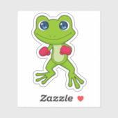 Frog Boxing Boxer Boxhandschuhe Aufkleber (Blatt)