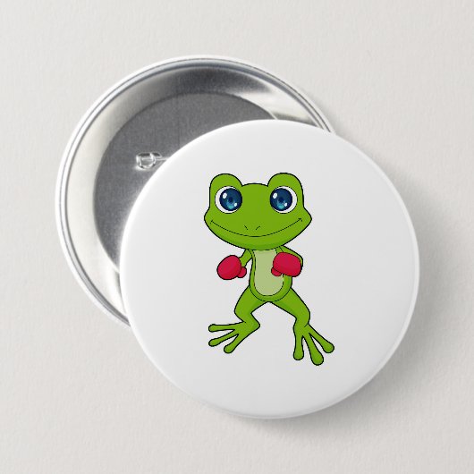 Frog Boxing Boxer Boxhandschuhe Button (Vorne & Hinten)