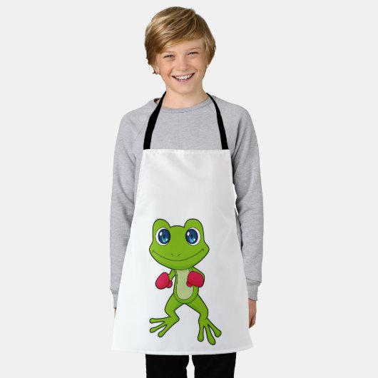 Frog Boxing Boxer Boxhandschuhe Schürze (Getragen)