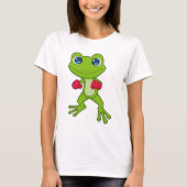 Frog Boxing Boxer Boxhandschuhe T-Shirt (Vorderseite)
