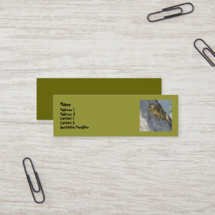Frog Business Cards Mini Visitenkarte