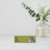 Frog Business Cards Mini Visitenkarte (Stehend Vorderseite)