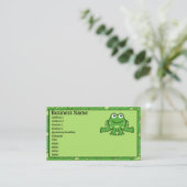 Frog Business Cards Visitenkarte (Stehend Vorderseite)