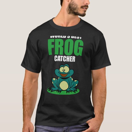 Frog Catcher Toad Hunter Amphibienlehrer T-Shirt (Vorderseite)
