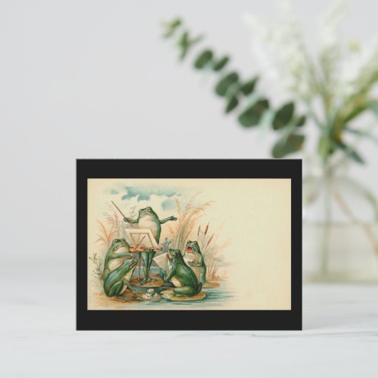"Frog Chorus" Postkarte (Stehend Vorderseite)