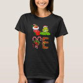 Frog Christmas Lights Led  Santa Hat Christmas T-Shirt (Vorderseite)