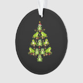 Frog Christmas Tree Gift Funny Christmas Frog Ornament (Vorderseite)