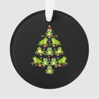 Frog Christmas Tree Gift Funny Christmas Frog Ornament