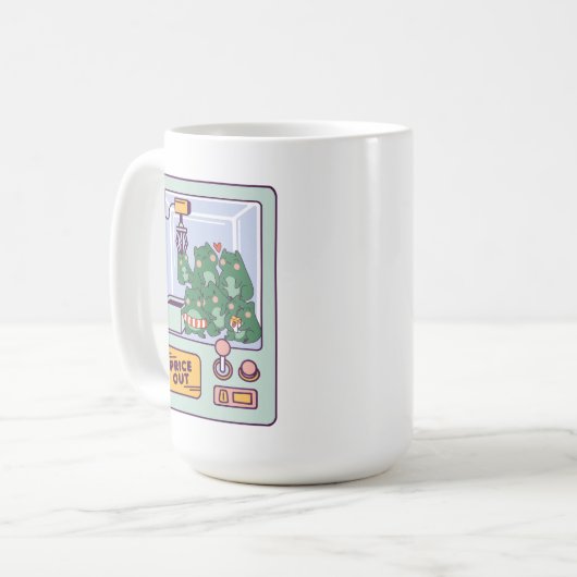 FROG CLAW MACHINE GAME KAFFEETASSE (Vorderseite Links)