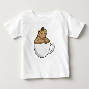 Frog Coffee Coffee Bean Baby T-shirt